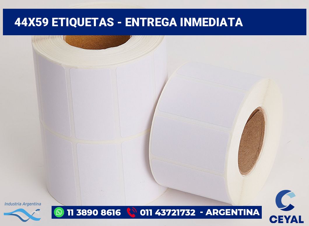 44x59 Etiquetas
