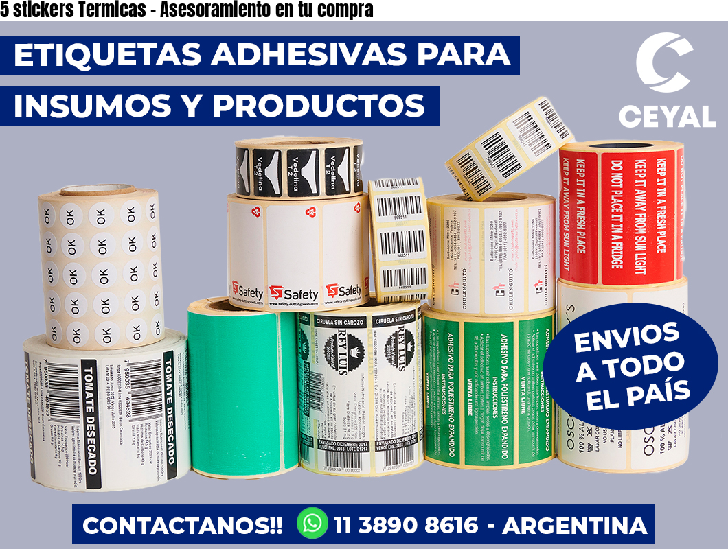 5 stickers Termicas – Asesoramiento en tu compra