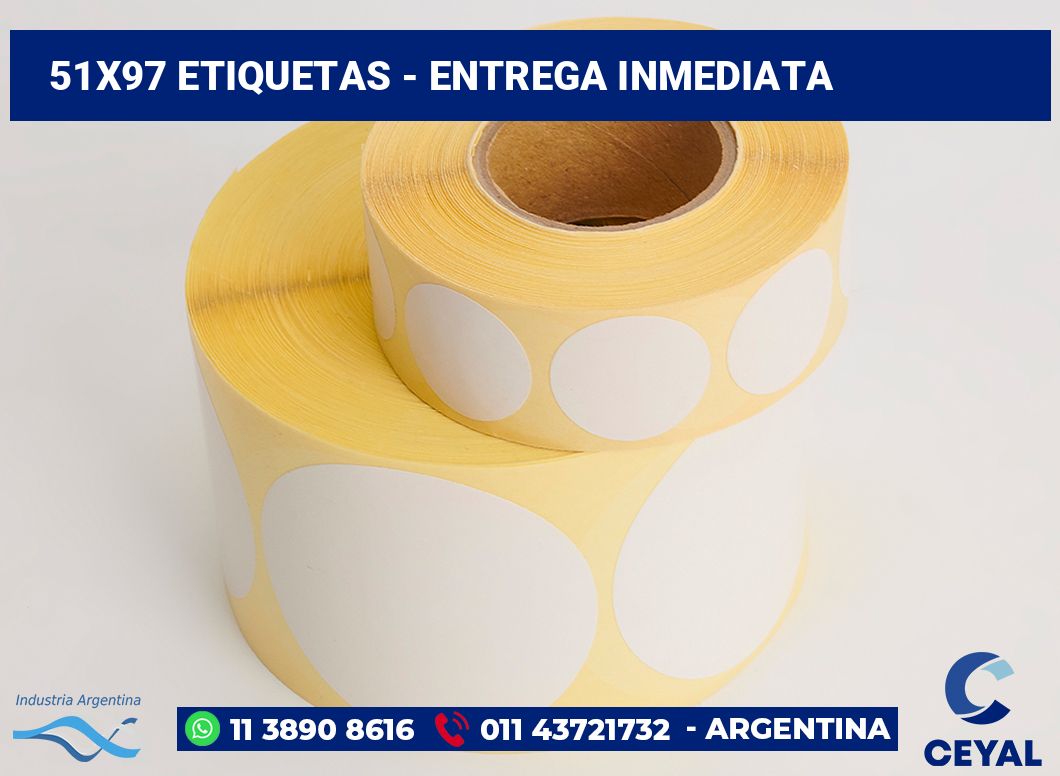 51x97 Etiquetas