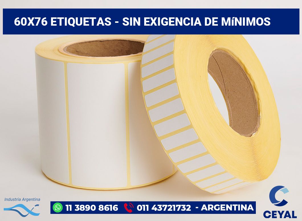 60x76 Etiquetas