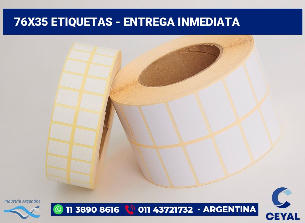 76×35 Etiquetas