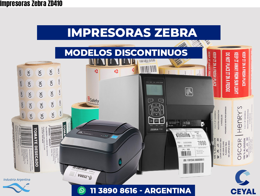 Impresoras Zebra ZD410