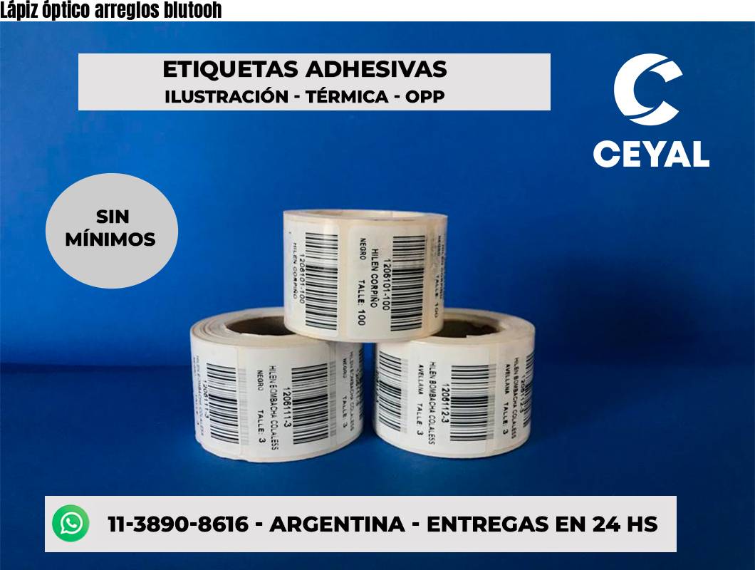Lápiz óptico arreglos blutooh