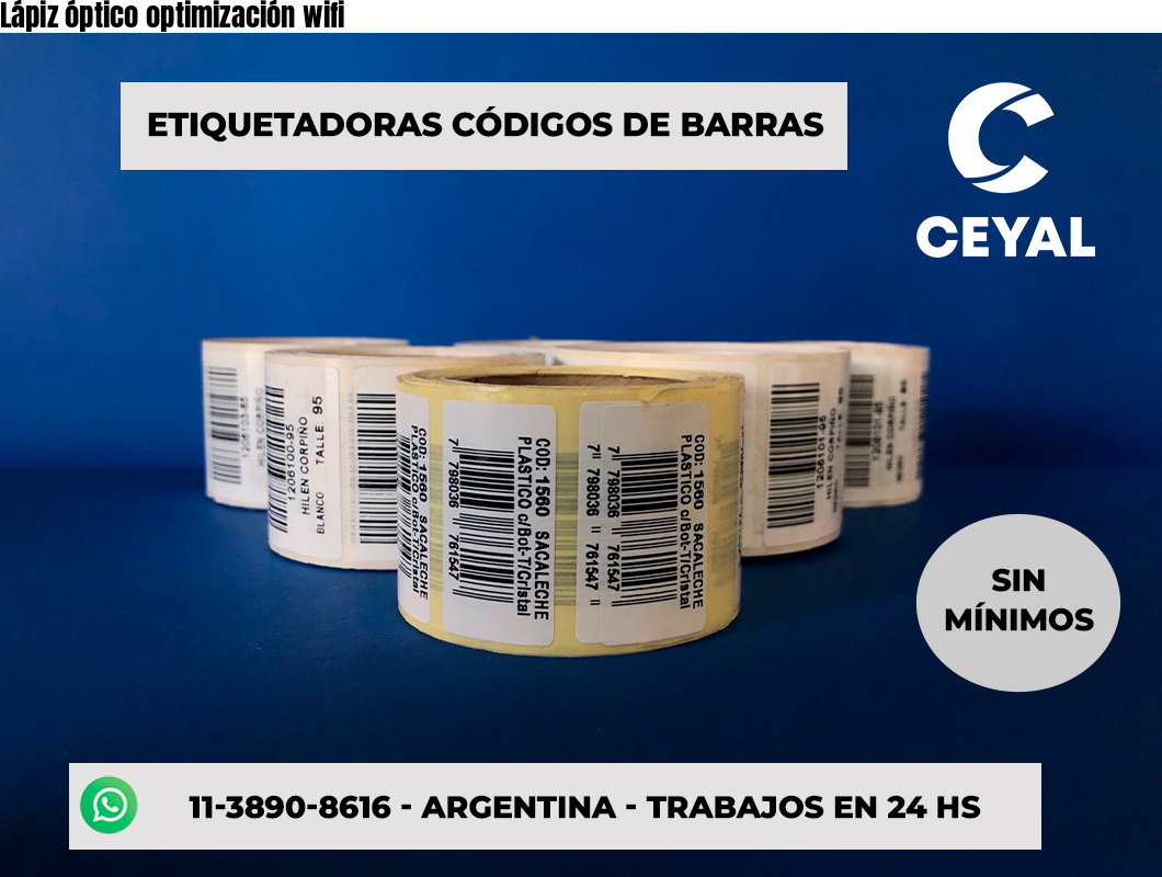 Lápiz óptico optimización wifi