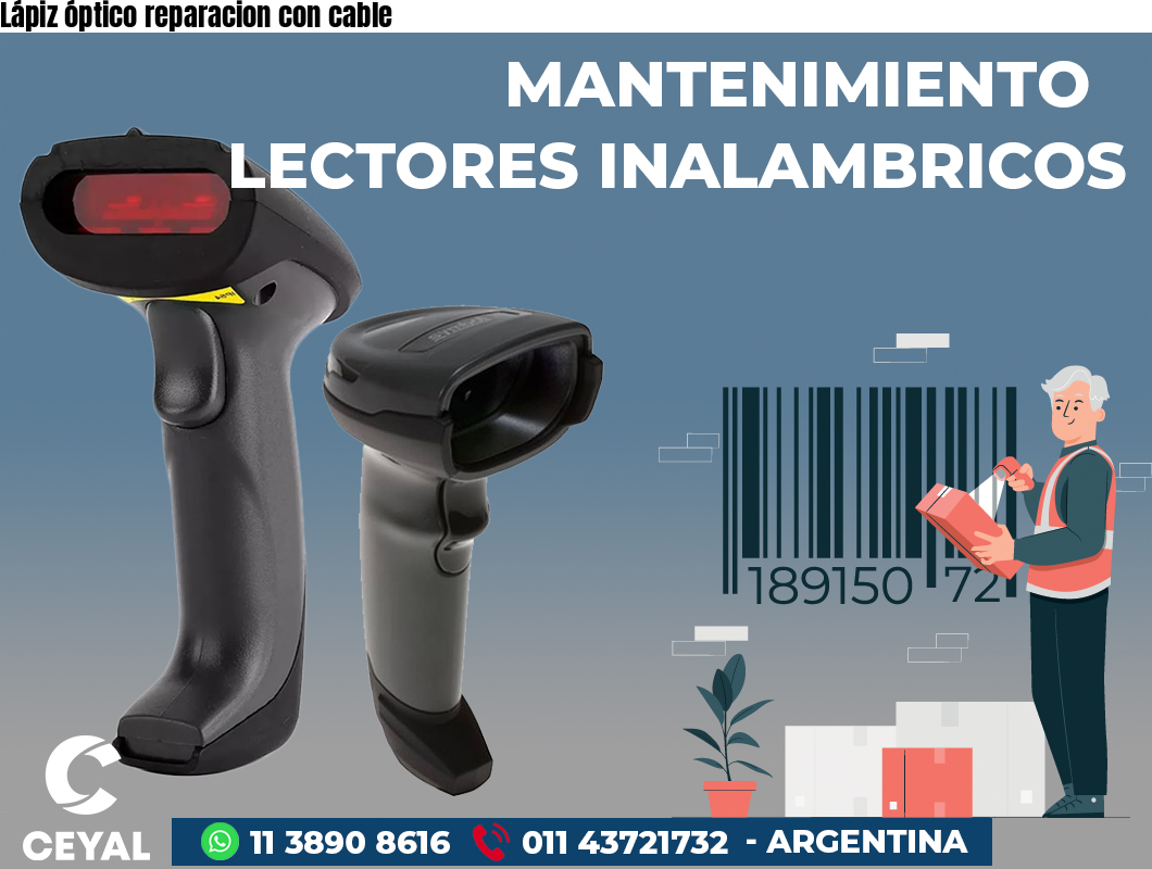Lápiz óptico reparacion con cable