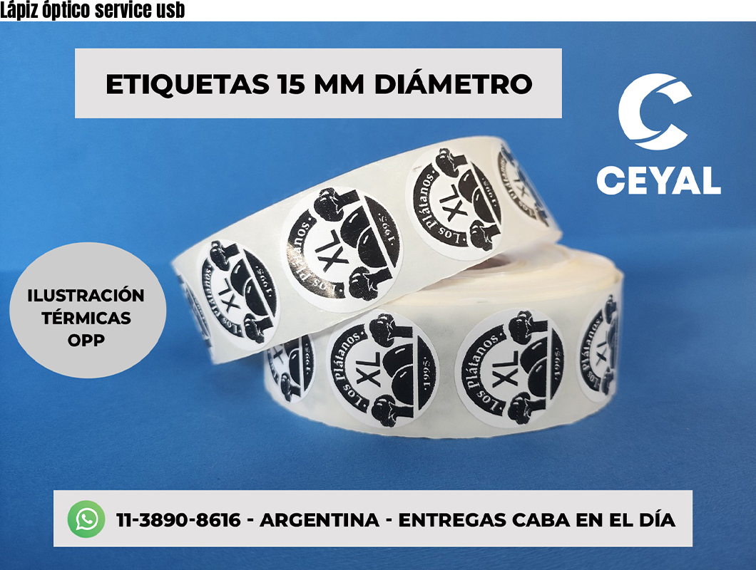 Lápiz óptico service usb