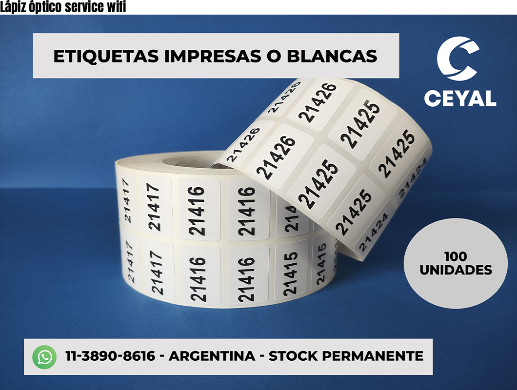Lápiz óptico service wifi