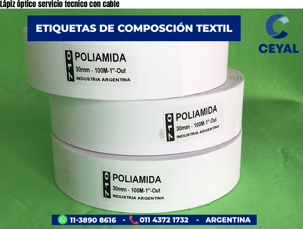 Lápiz óptico servicio tecnico con cable