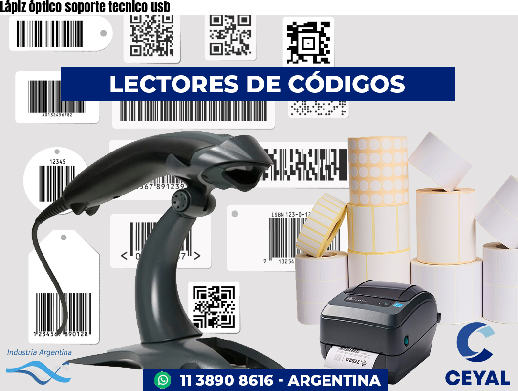 Lápiz óptico soporte tecnico usb