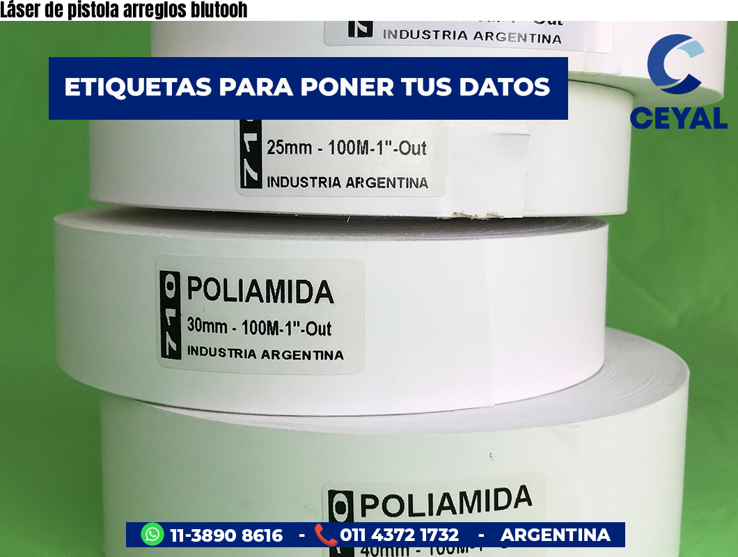 Láser de pistola arreglos blutooh