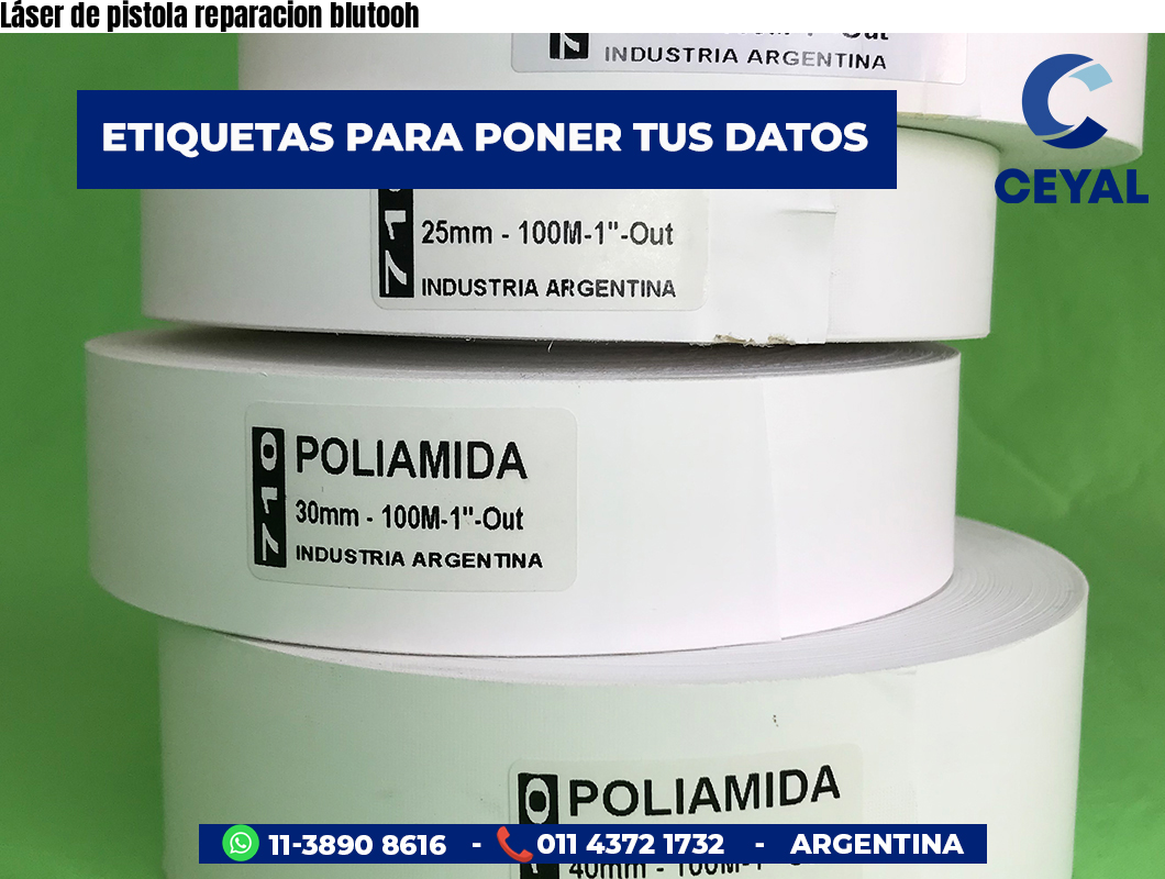 Láser de pistola reparacion blutooh