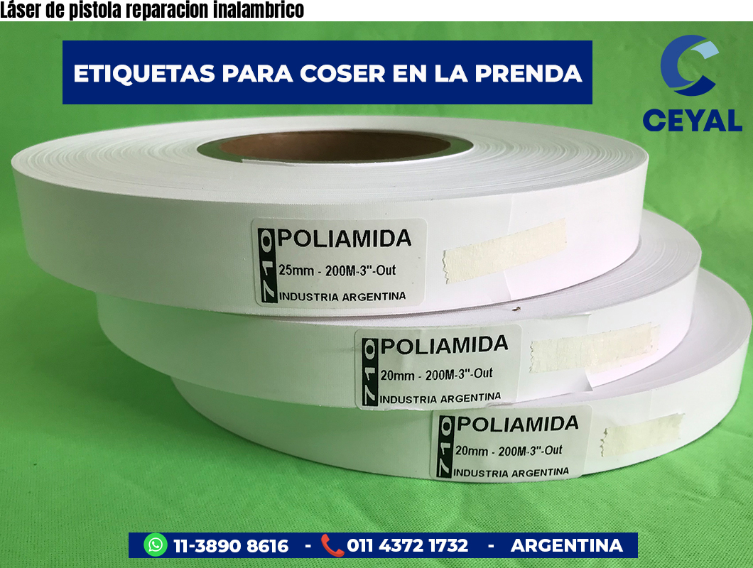 Láser de pistola reparacion inalambrico