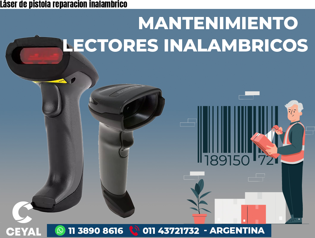 Láser de pistola reparacion inalambrico