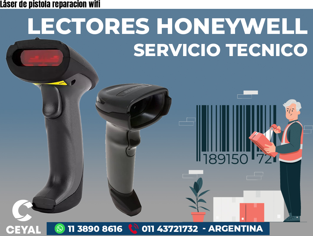 Láser de pistola reparacion wifi