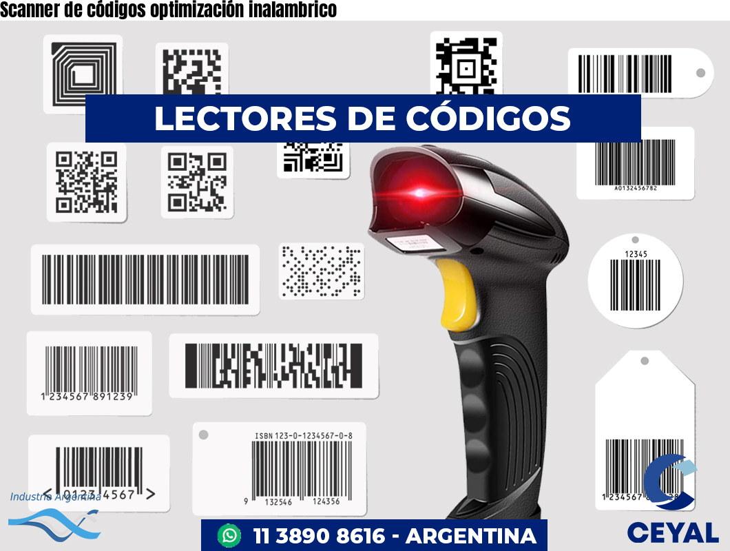 Scanner de códigos optimización inalambrico
