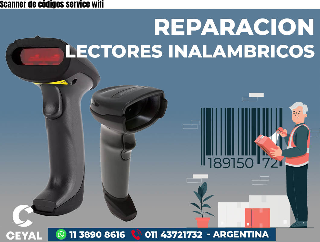 Scanner de códigos service wifi