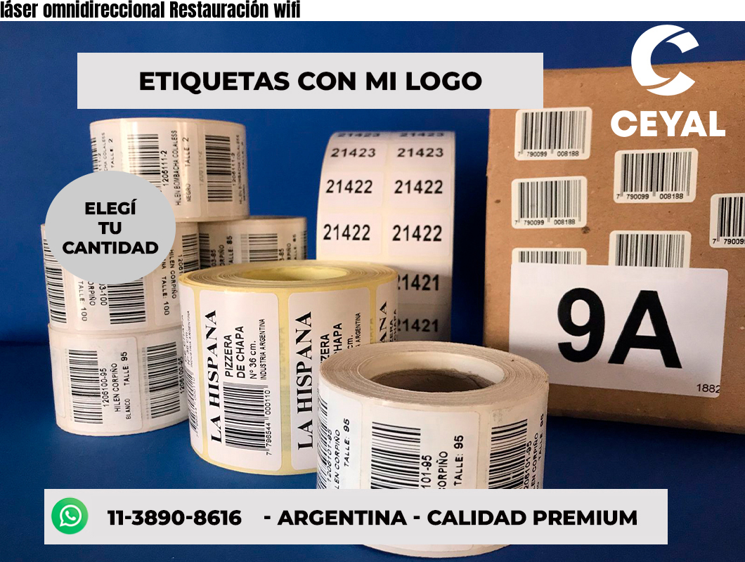 láser omnidireccional Restauración wifi