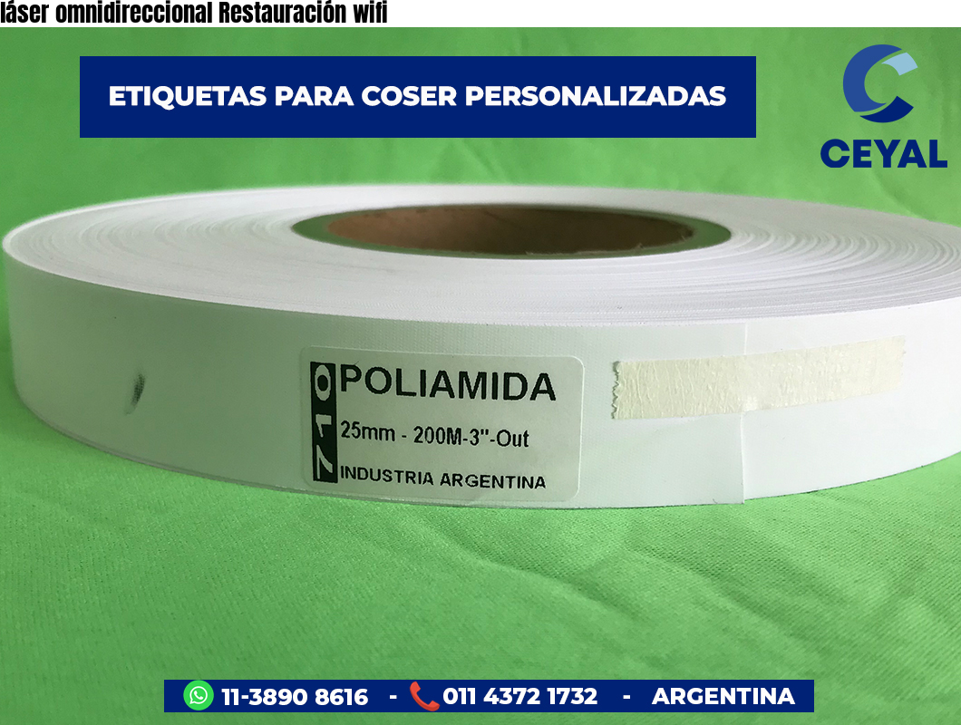 láser omnidireccional Restauración wifi