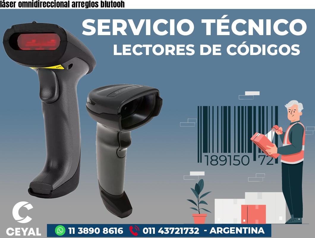 láser omnidireccional arreglos blutooh