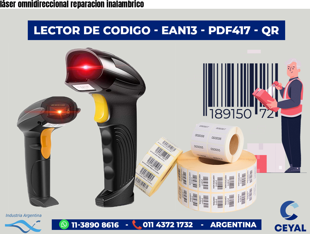 láser omnidireccional reparacion inalambrico
