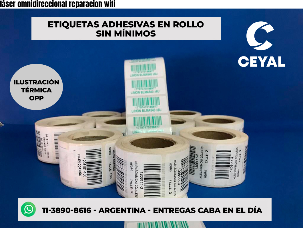 láser omnidireccional reparacion wifi