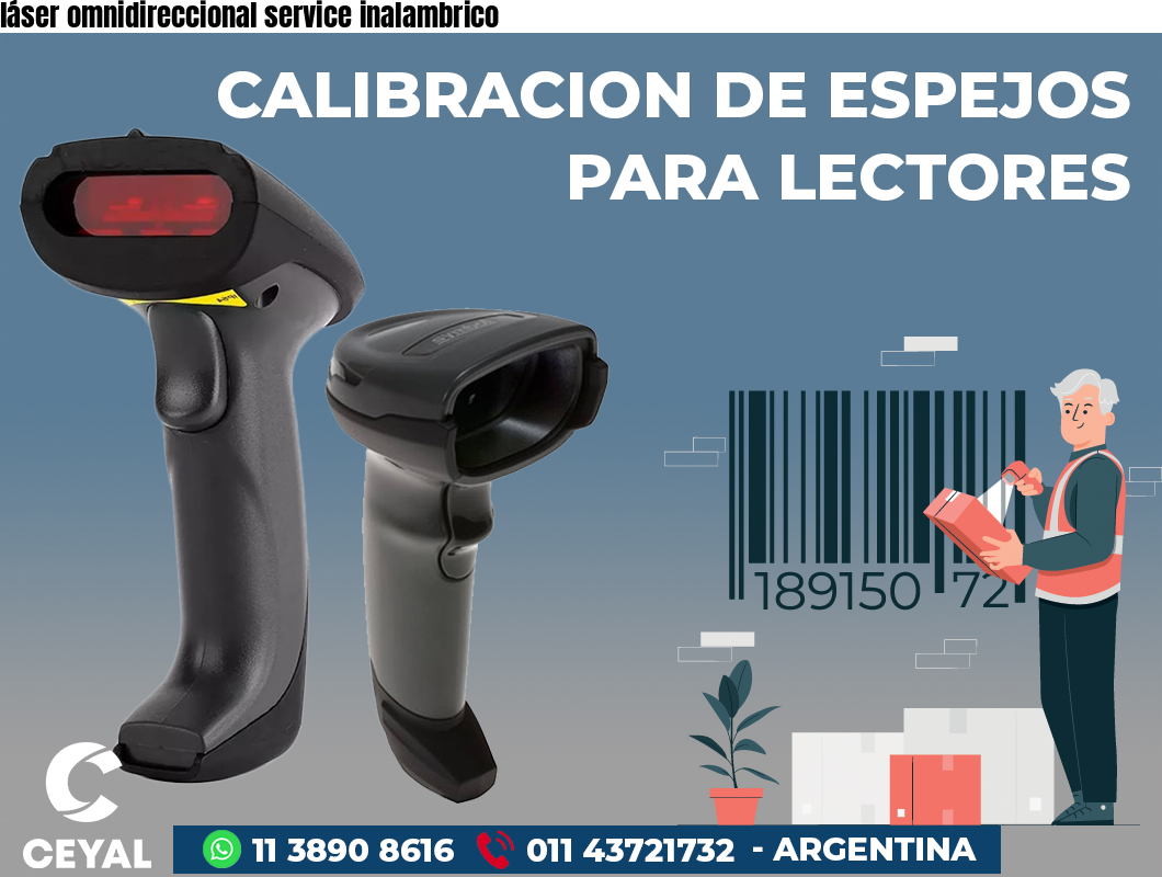 láser omnidireccional service inalambrico
