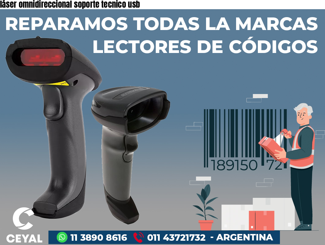 láser omnidireccional soporte tecnico usb