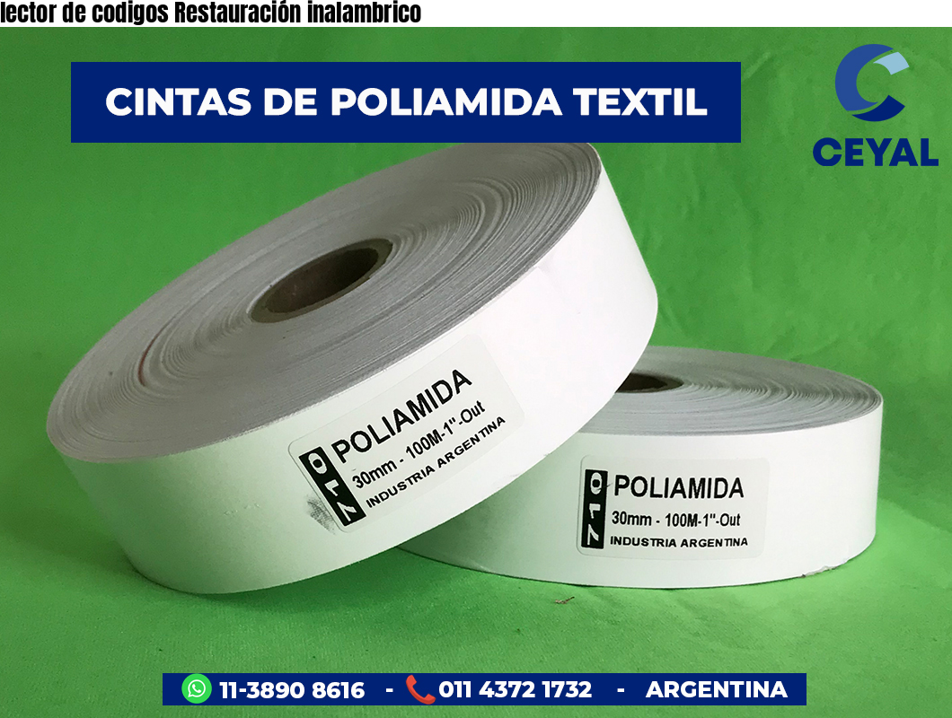 lector de codigos Restauración inalambrico
