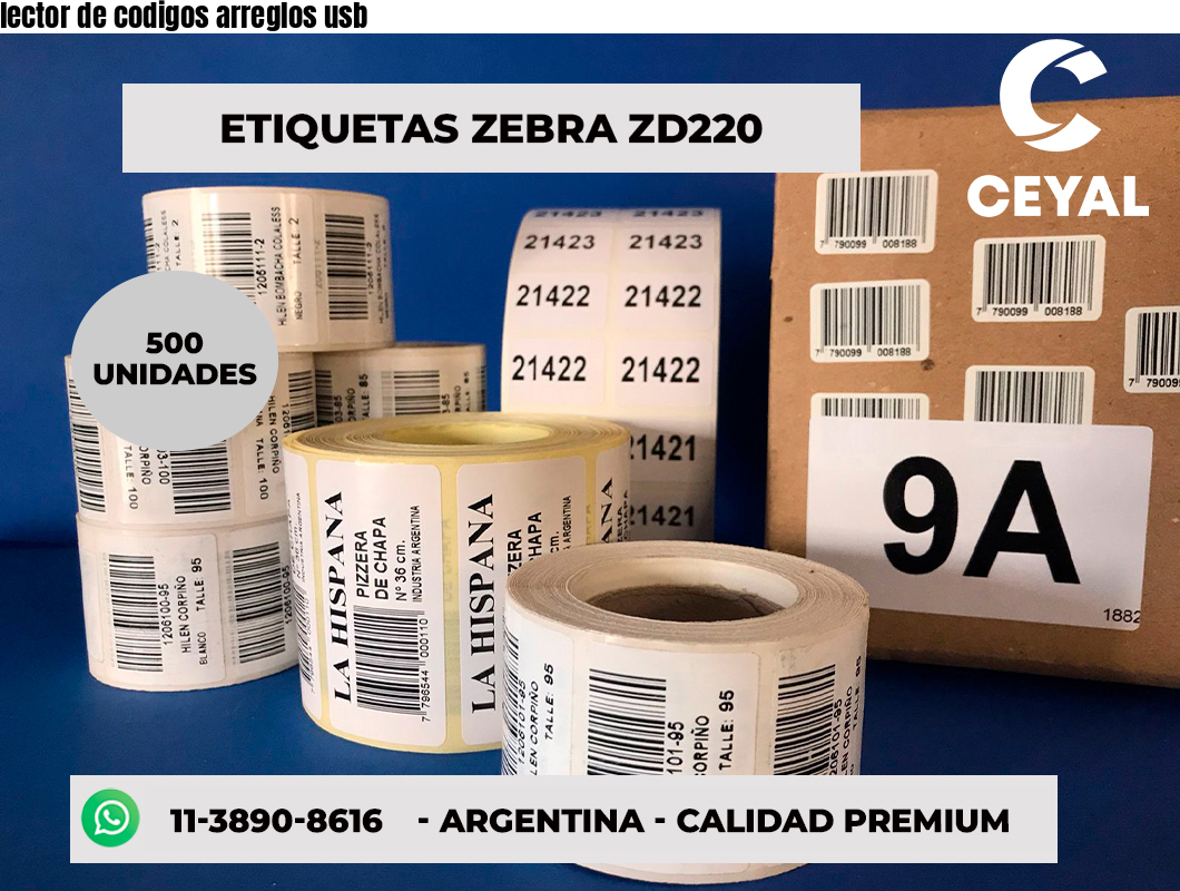 lector de codigos arreglos usb