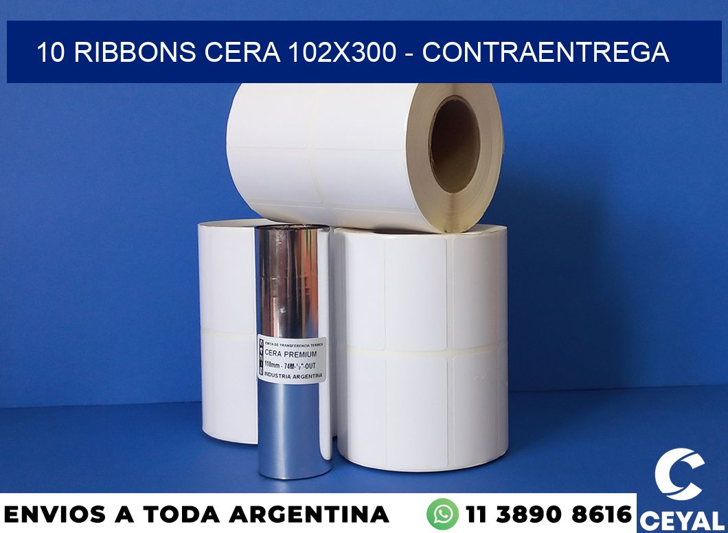 10 Ribbons cera 102×300 – contraentrega