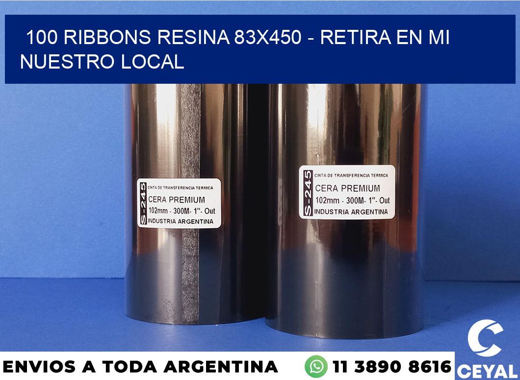 100 Ribbons resina 83×450 – retira en mi nuestro local