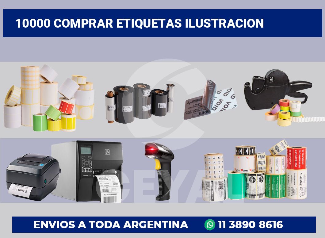 10000 Comprar etiquetas ilustracion