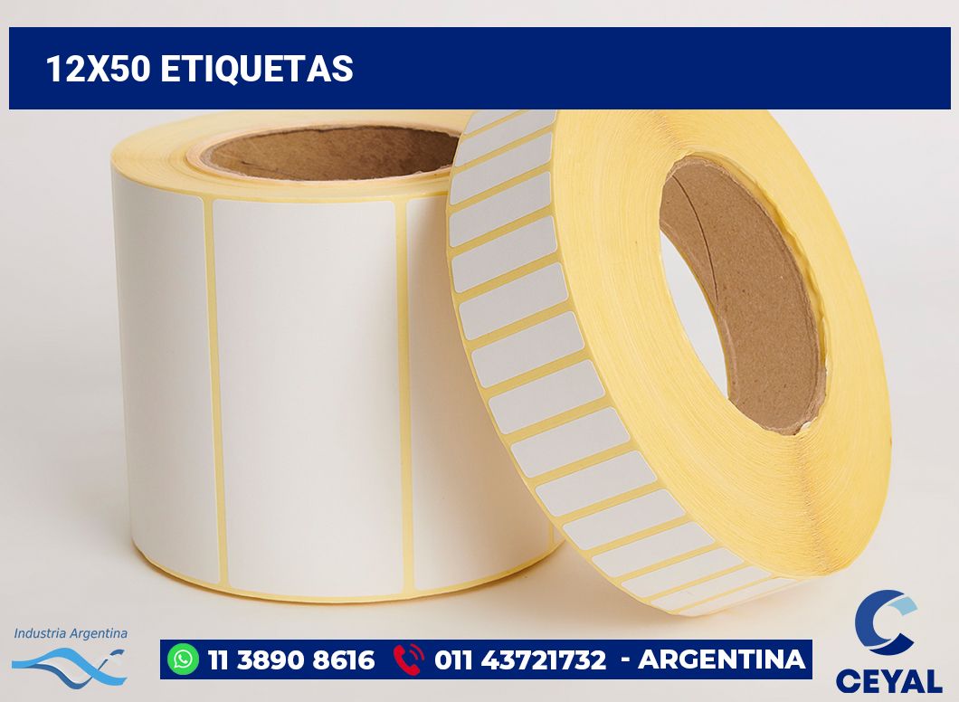 12x50 Etiquetas