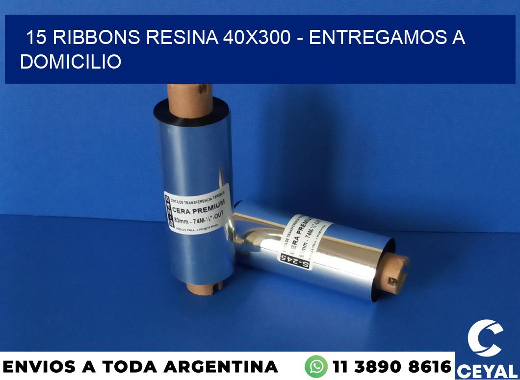 15 Ribbons resina 40×300 – entregamos a domicilio