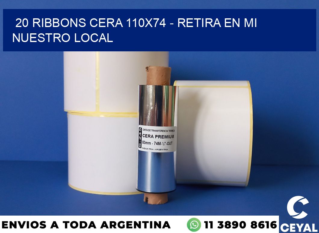 20 Ribbons cera 110×74 – retira en mi nuestro local