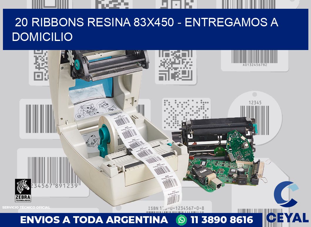 20 Ribbons resina 83x450 - entregamos a domicilio
