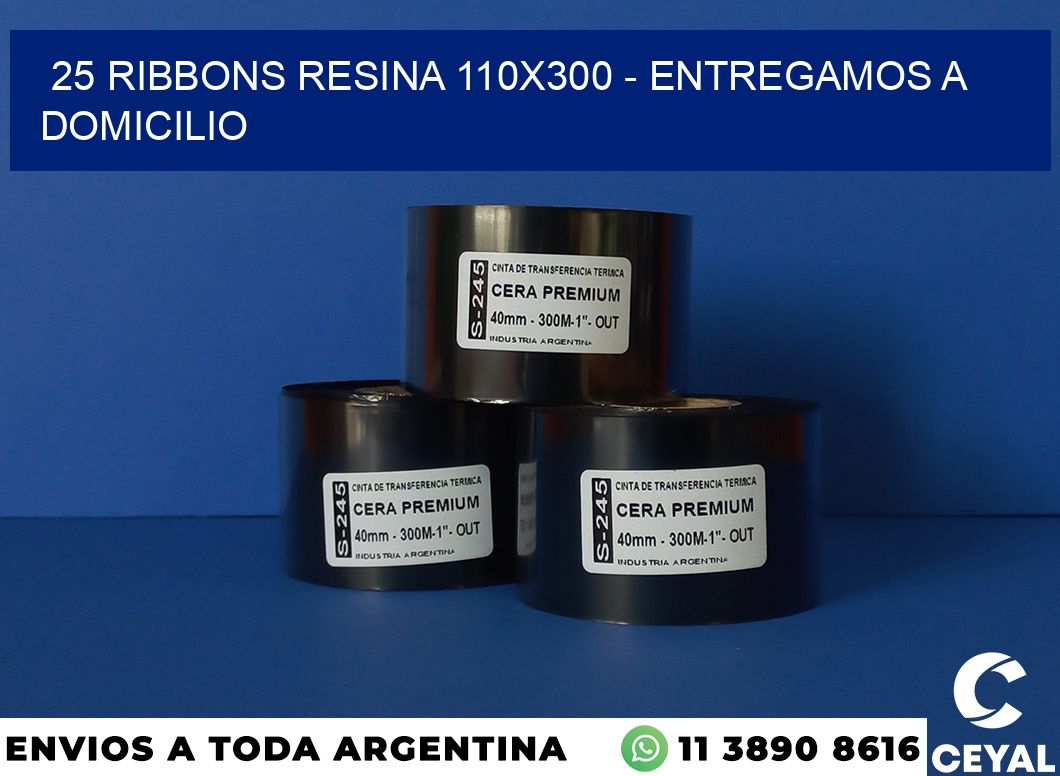 25 Ribbons resina 110×300 – entregamos a domicilio