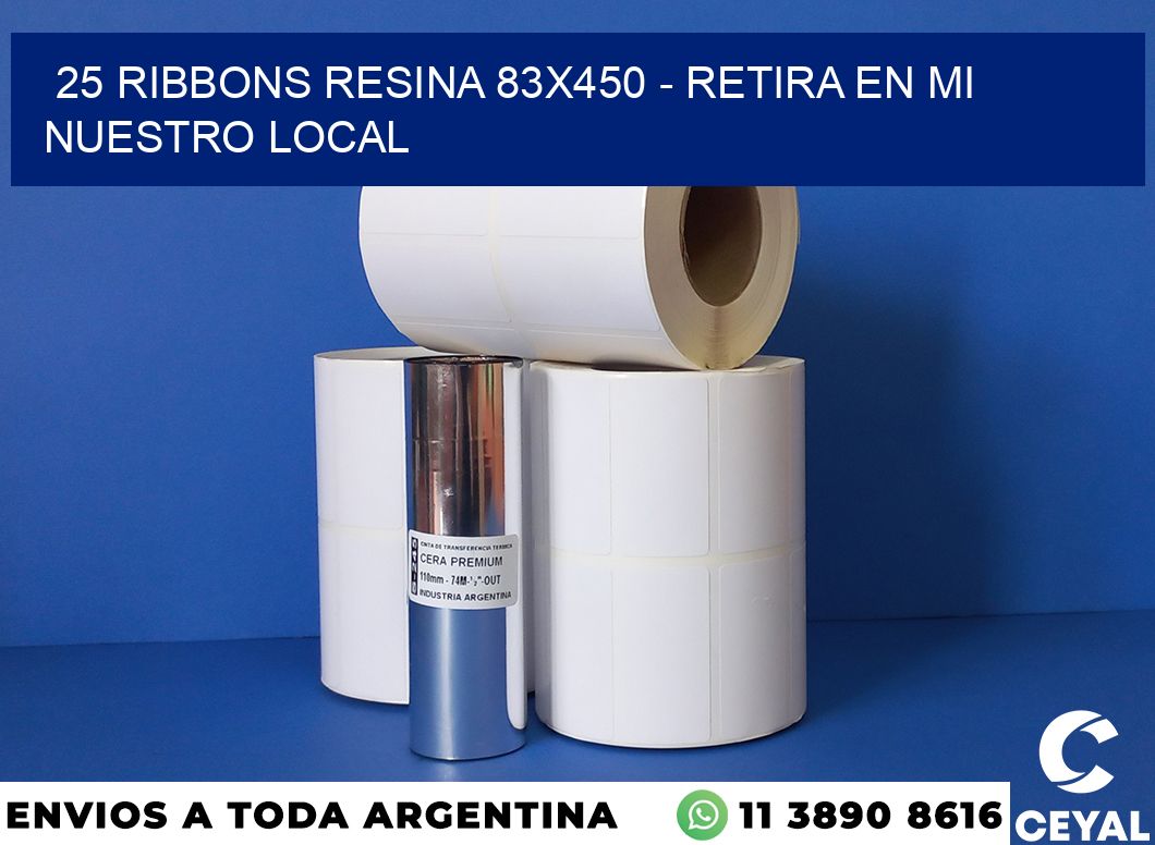 25 Ribbons resina 83×450 – retira en mi nuestro local
