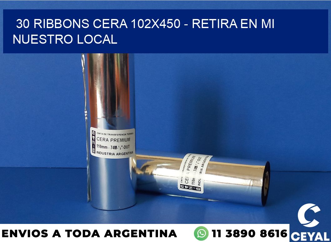 30 Ribbons cera 102×450 – retira en mi nuestro local