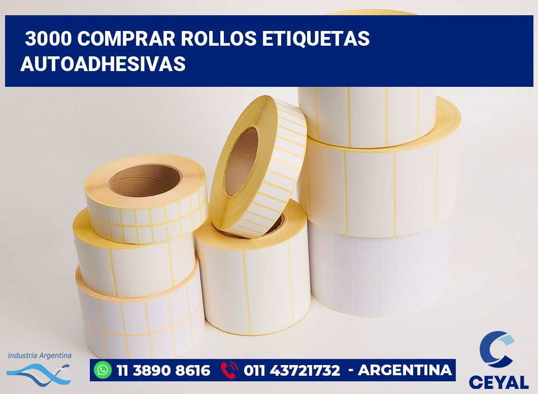3000 Comprar rollos etiquetas autoadhesivas