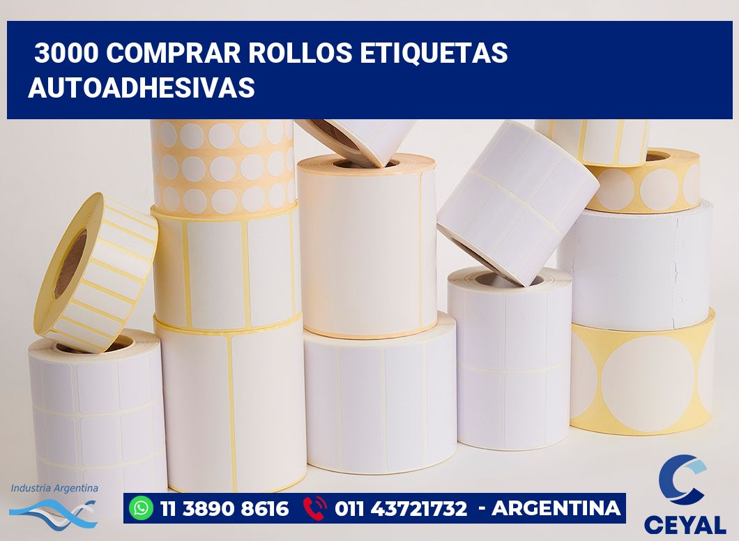 3000 Comprar rollos etiquetas autoadhesivas