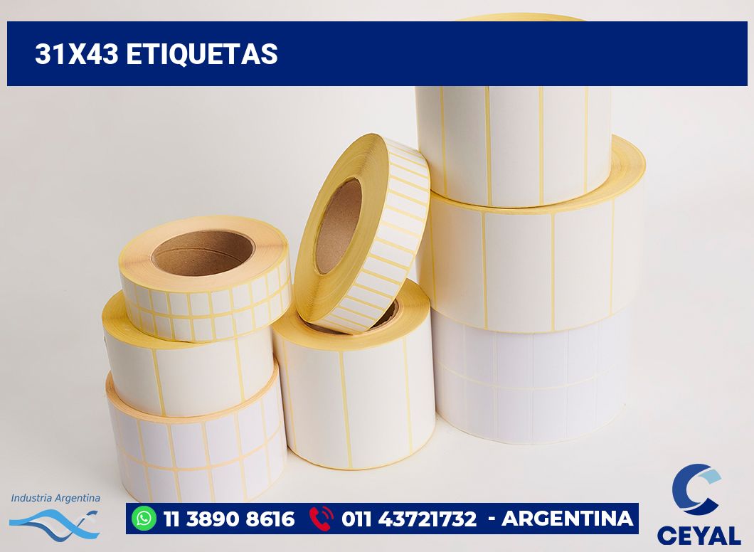 31x43 Etiquetas
