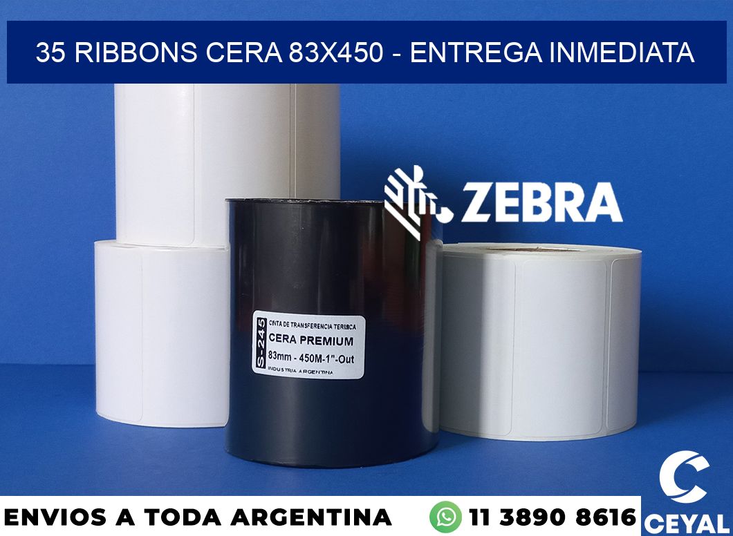 35 Ribbons cera 83x450 - Entrega inmediata