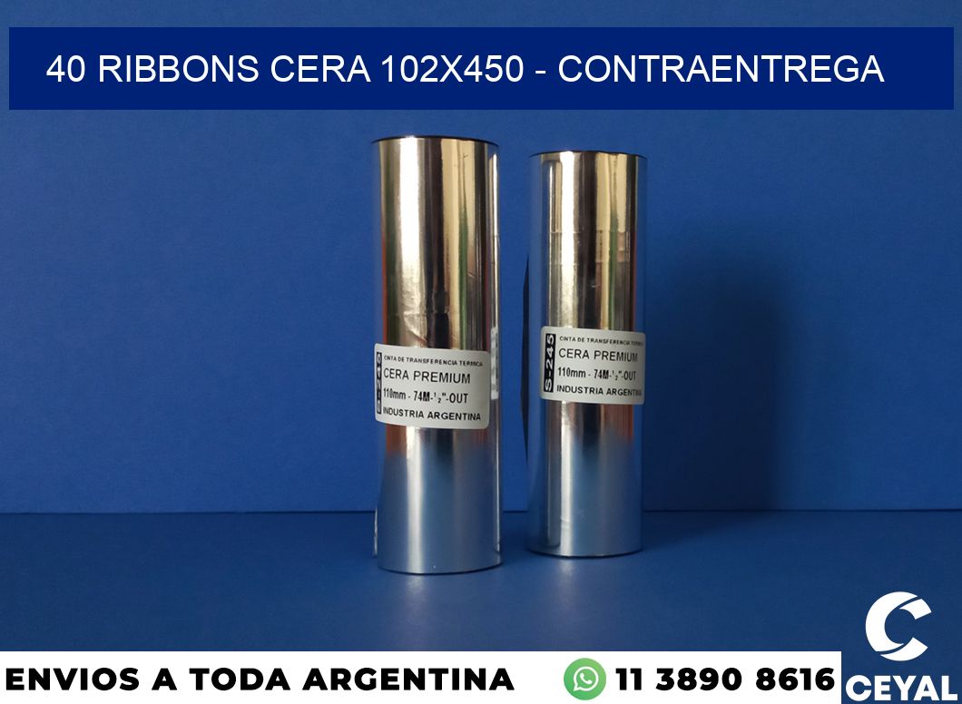 40 Ribbons cera 102×450 – contraentrega