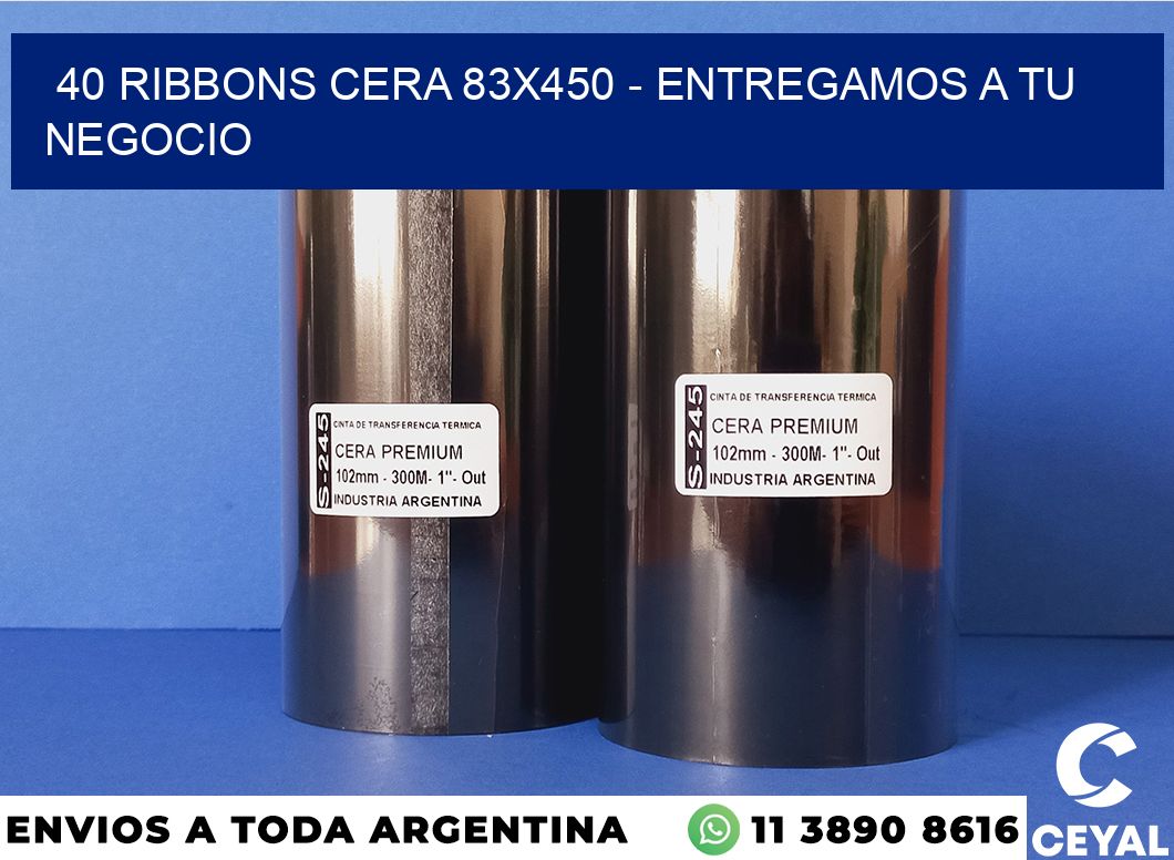 40 Ribbons cera 83×450 – entregamos a tu negocio