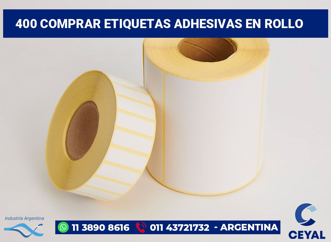 400 Comprar etiquetas adhesivas en rollo