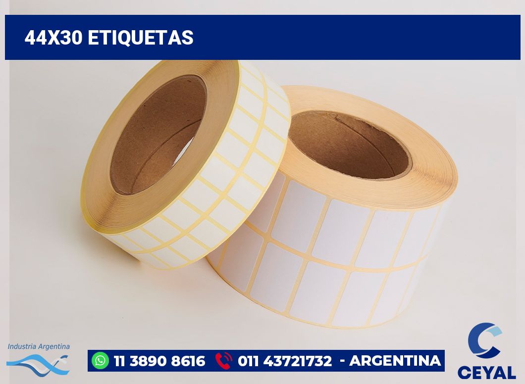 44x30 Etiquetas