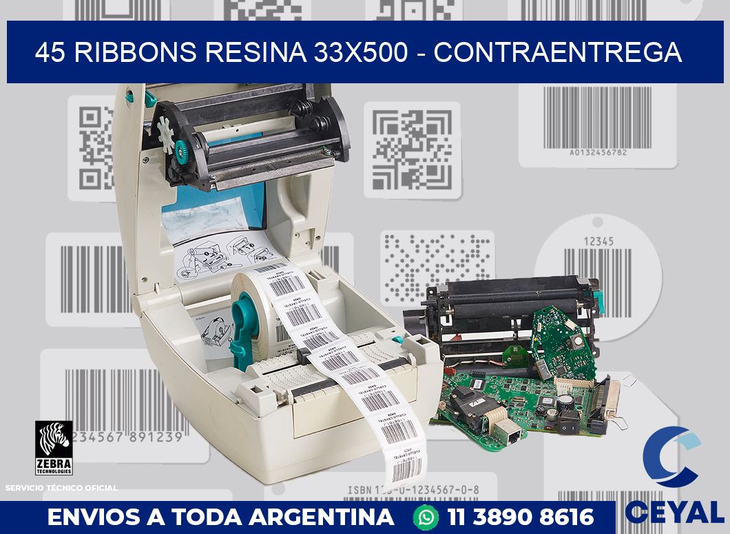 45 Ribbons resina 33x500 - contraentrega