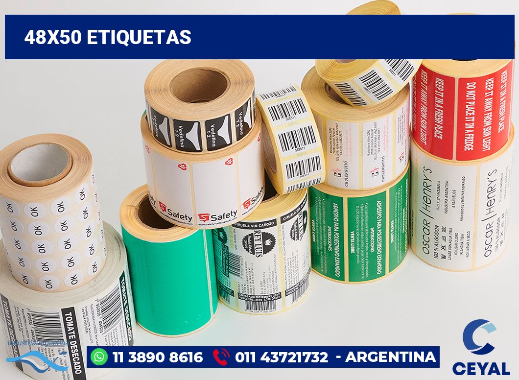 48x50 Etiquetas