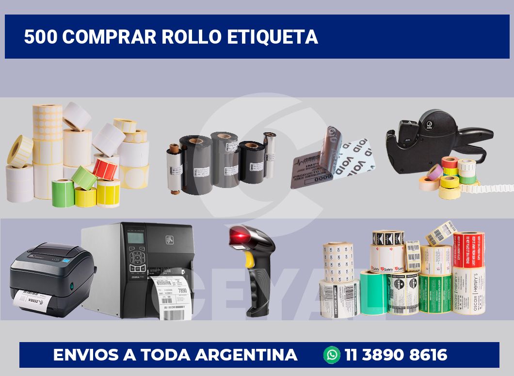 500 Comprar rollo etiqueta